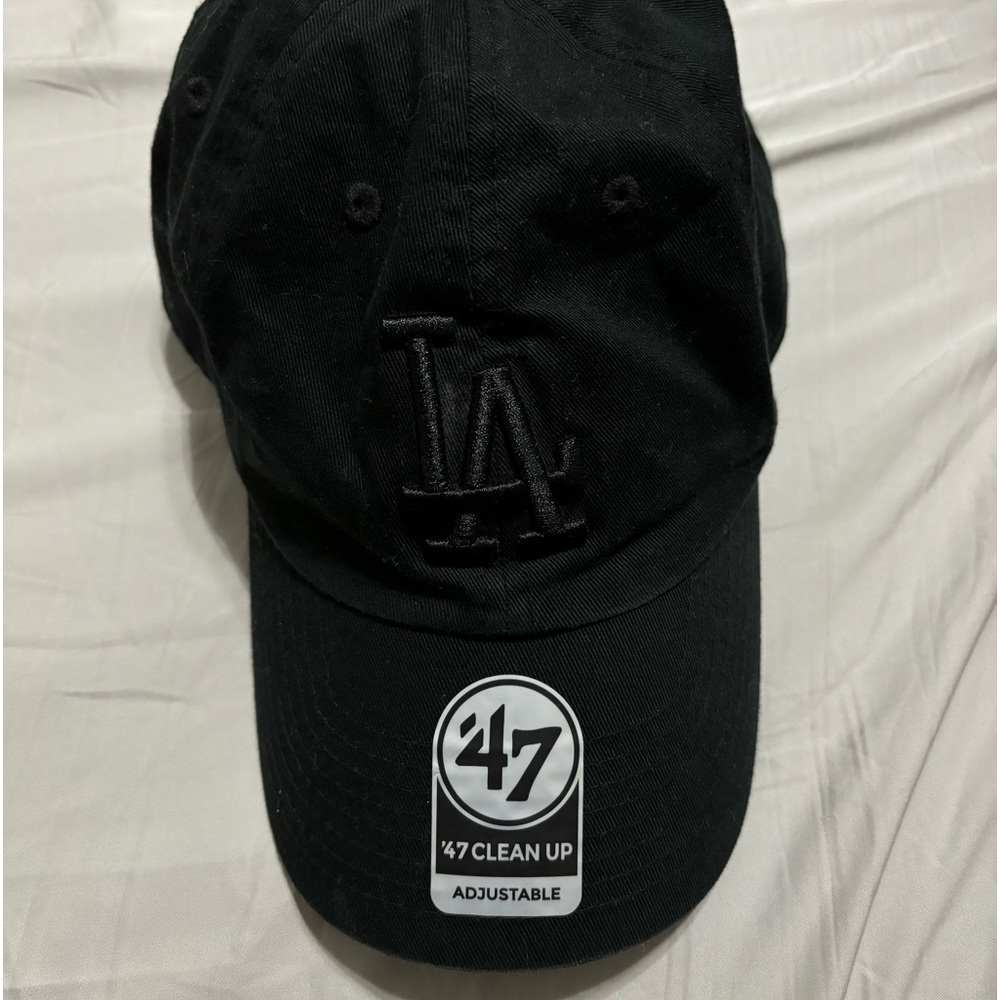 ‘47 Brand MLB Clean Up Adjustable Cap- BLACK UNISEX